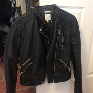 Zara leather jacket